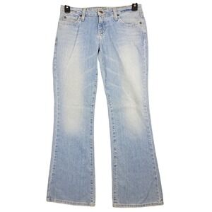 Aeropostale Stretch Boot Jeans Womens 5/6 S Light Wash Blue Low Rise Bootcut